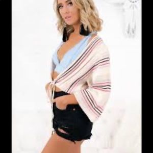 Trenton striped cardigan | Nanamacs